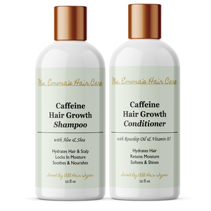 12 oz CAFFEINE HAIR GROWTH SHAMPOO AND CONDITIONER