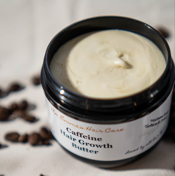 4 oz CAFFEINE HAIR GROWTH BUTTER - 2 BUTTER BUNDLE!