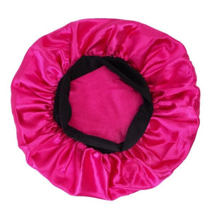 WIDE-BAND SATIN HAIR BONNET - Ms. Emma's Hair Care